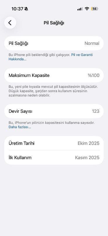 iphone 11 pto: IPhone 17 Pro, 256 GB, Narıncı, Zəmanət, Simsiz şarj — 2