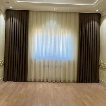 qeşeng şekiller: Qəşəng pərdələr otağa zəriflik qatır. Ağ tül pərdələr işığı yumşaq — 15