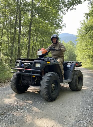 islenmis mopedler: - Polaris Sportsman 570 SP, 720 sm3, 2007 il, 285 km — 2