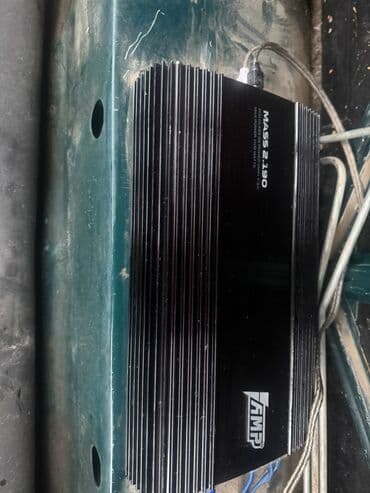 Video oyunlar və konsollar: AMP MASS 2.190 avtomobil gücləndiricisi - İki kanallı audio amplifier — 1