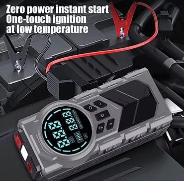 teker traktor: Avtomobil üçün çoxfunksiyalı Jump Starter + Kompressor Xüsusiyyətlər — 2