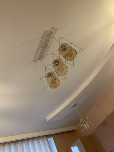 led işıqlı guzgu: Çılçıraq, 7 lampa, Şüşə — 3