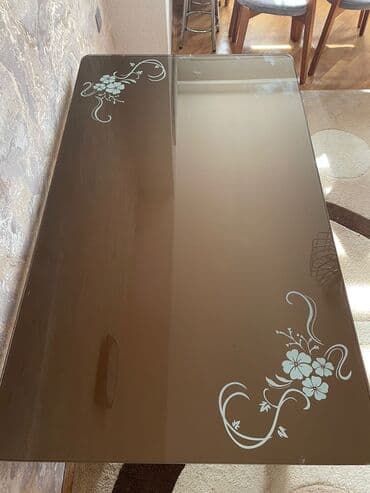 Stullar: Metbex stolu satilir.olcusu 135 x 80 sm.ustu temperli qalin — 1