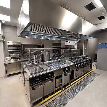 Peşəkar kommersiya mətbəxi üçün paslanmayan poladdan kompleks — 4