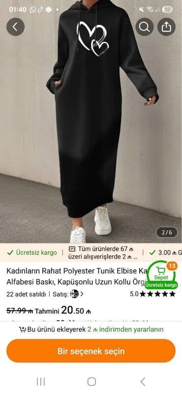 elbiseler: Gündəlik don, Midi — 1