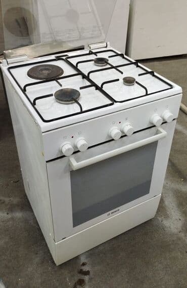 yemək bişirən: Plitə Bosch, Qarışıq, Ayrıca dayanan, 4 gözlü, İşlənmiş — 1