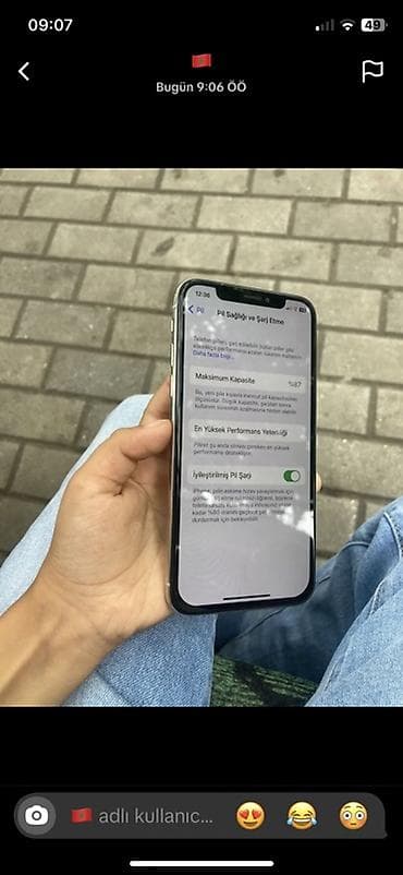 iphone 6 's: IPhone X, Gümüşü, Face ID — 4