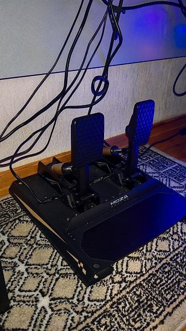 ps3 konsol: Moza R5 baza, Moza CS V2P (13 inch) sükan, Moza CRP2 (load cell) — 5