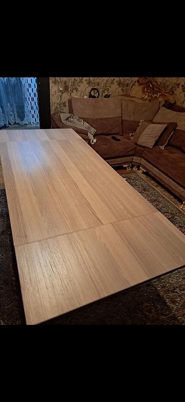 tek stullar: Qonaq masası, Açılmayan, Laminat, Dördbucaq masa — 1