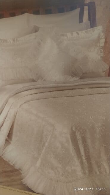 постельное белье люби: Yataq üçün Yeni rəng - Ağ Yataq örtüyü, Ünvandan götürmə — 6