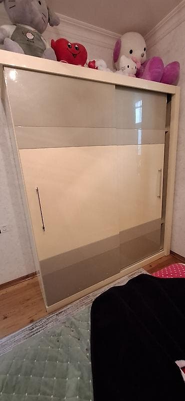 İşlənmiş, 2 qapılı, Bej, Digər material, Kupe, Düz dolab