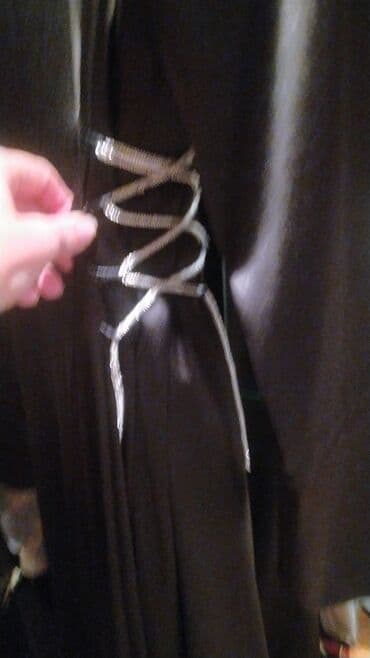 Qara uzun don - Rəng: qara up - Stil: uzun, axıcı ətəkli, uzunqol -