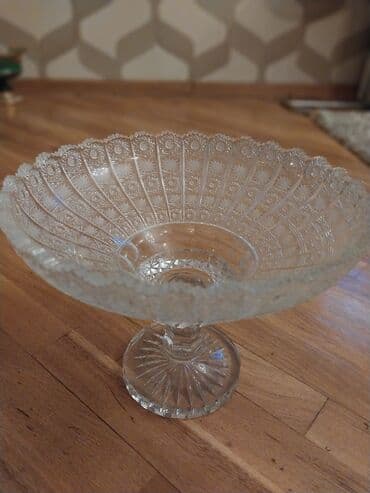 Çaydanlar və qəhvədanlar: Əls və orginal xrustal meyvə qabı satılır. Kim harda istiyir yoxlada — 3