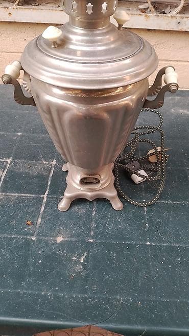 Elektrikli samovar - Material: metal gövdə, dekorativ relyefli lalafo.az -da Elektrikli samovar - Material: metal gövdə, dekorativ relyefli