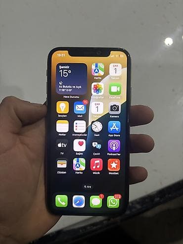 divarda televizor fiqurlari: IPhone Xs, 64 GB, Qızılı, Face ID — 5