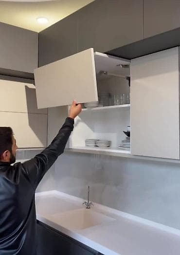 Кухонный гарнитур на заказ, Самозакрывающие петли, Ламинат текстурный, Нет кредита, Бесплатная доставка — 3