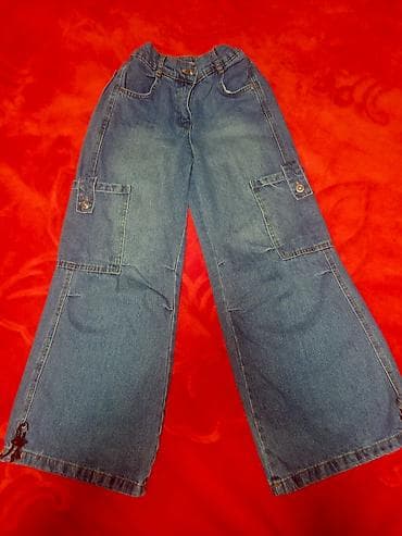 Праздничные костюмы: Uşaq üçün cins şalvar 9yas yazılıb.Trendyoldan 32m ya alınıb 9-11yas — 2