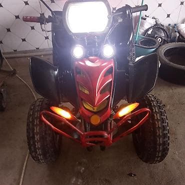 16 liq disk teker: Uşaq üçün benzinli kvadrosikl (ATV) - 4 təkərli, iri dişli off-road — 5