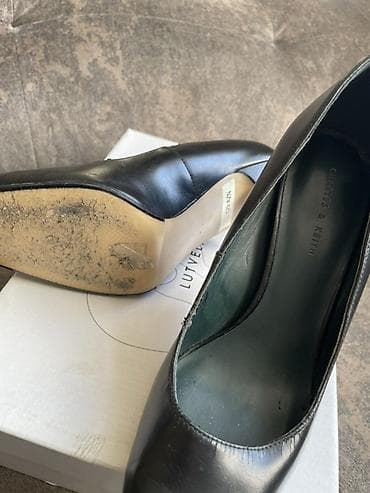 Sabo: Tuflilər, Charles&Keith, Ölçü: 38, rəng - Qara, İşlənmiş — 2