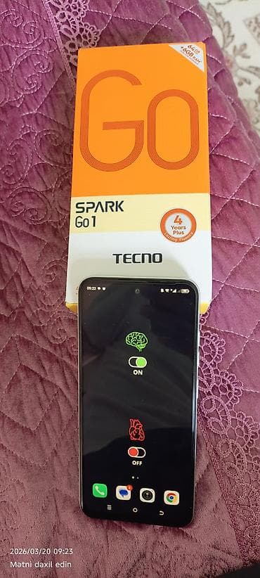 tecno pova 2: Tecno Spark Go, 64 GB, rəng - Qara — 1