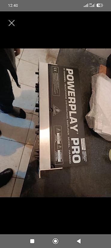 bluetooth qulaqciq: Behringer Powerplay Pro HA4600 – 4 kanallı qulaqcıq paylama — 1