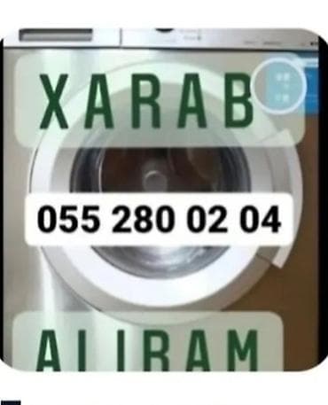 Xarab və ya işləməyən paltaryuyanların alınması xidməti. - Ön lalafo.az -da Xarab və ya işləməyən paltaryuyanların alınması xidməti. - Ön