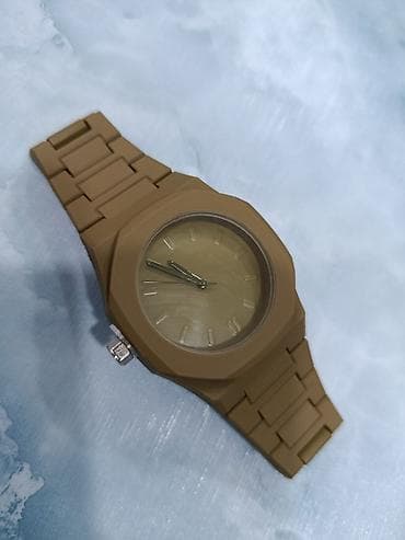 tw8 max smartwatch: Minimalist üslubda qol saatı - Rəng: tünd bej/xaçımtıl (korpus — 2