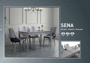 acılan masa: Qonaq masası, Yeni, Açılan, MDF, Dördbucaq masa — 1