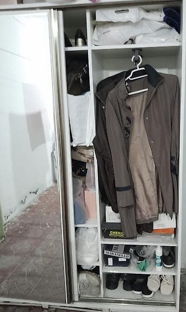 pol əskisi: İşlənmiş, 2 qapılı, Ağ, Ayaqqabı dolabı — 2