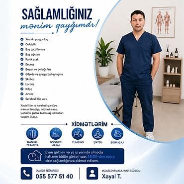 sharp soyuducu servis: Müalicəvi masaj, Kişilər üçün, Qadınlar üçün, Uşaqlar üçün, Evə gəlməklə, Klinikada — 2