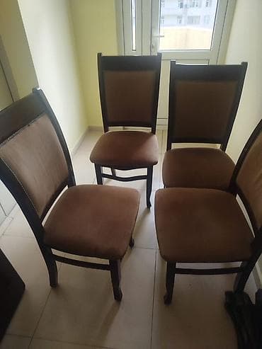 el firezi: Qonaq otağı üçün, Açılan, Dördbucaq masa, 6 stul — 3