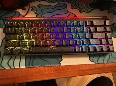 Çəngəllər: NACODEX-Ajazz mexaniki klaviatura – kompakt ölçülü, RGB işıqlandırmalı — 4