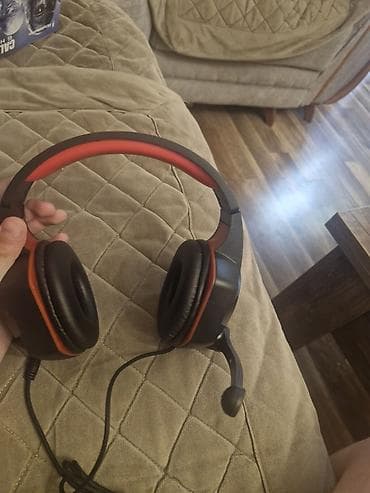 Oyun qulaqlığı və mikrofonlu headset - Rəng: qara-qırmızı - Bağlantı — 4