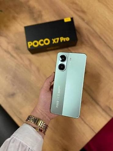 processor core i7: Poco X7 Pro, 512 GB, rəng - Yaşıl, Zəmanət, Düyməli, Sensor — 1
