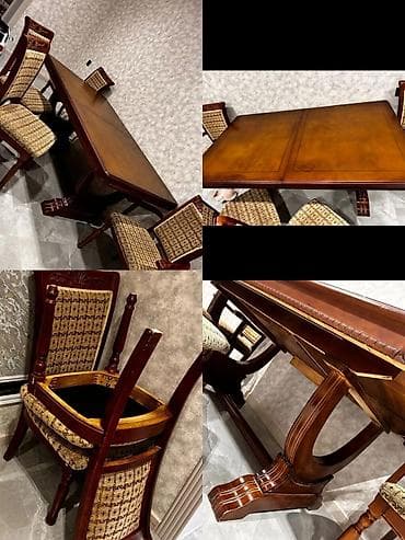 Qonaq otağı üçün, İşlənmiş, Açılan, 8 stul lalafo.az -da Qonaq otağı üçün, İşlənmiş, Açılan, 8 stul