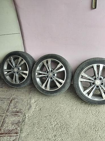 aka masin: Mercedes-Benz üçün 4 ədəd yüngül-lehim disk və təkər komplekti — 1