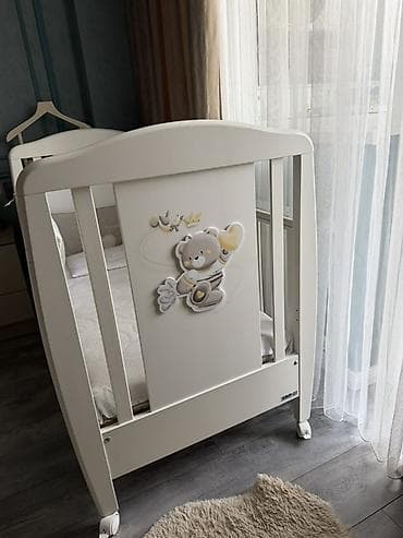 usaq besik: Oğlan və qız üçün, Dördbucaq, Beşik, Dəst ilə, Matras ilə, Yellənmə mexanizmsiz — 2