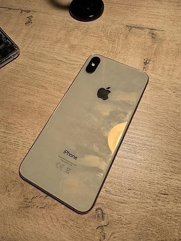 Apple iPhone Xs Max gövdə (housing) – qızılı rəng - Orijinal arxa