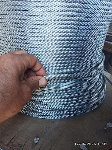 Металлические тросы: Məhsul: Sinklənmiş polad tros (E.G. Steel Wire Rope) - Konstruksiya — 10