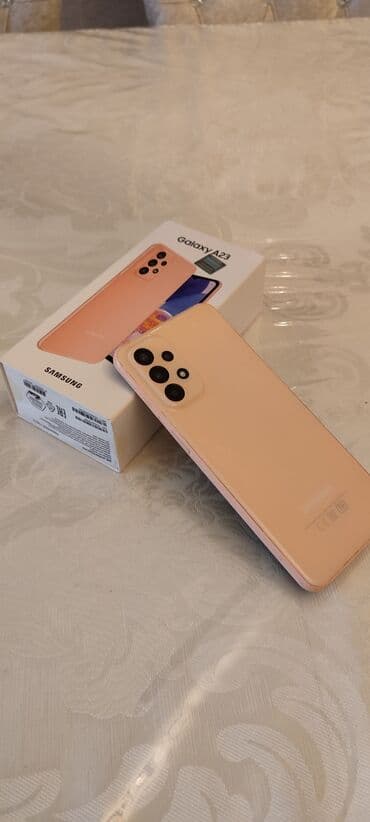 сенсорный экран на телефон fly 506: Samsung Galaxy A23, 128 ГБ, цвет - Оранжевый, Отпечаток пальца — 2