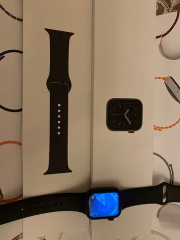 piltə qiyməti: İşlənmiş, Smart saat, Apple, Suya davamlı, rəng - Qara — 1