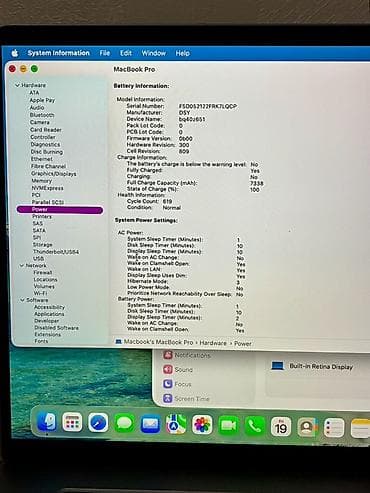 predator notebook: Macbook Pro 2019 16inch i7-9750H A2141 Ram: 16gb Yaddaş: 512gb SSD — 6