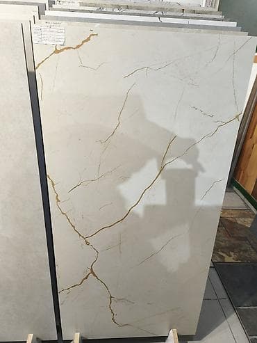 Böyük ölçülü keramika plitə – mermer effekti - Material: keramika -