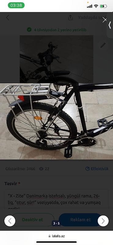 Другой транспорт: "X - Zite" Danimarka istehsalı, yüngül rama, 26-liq, "otur, sür!" — 3
