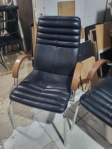 Ofis mebeli: İşlənmiş, Təkərsiz, Qolları tənzimlənmir, Süni dəri — 2