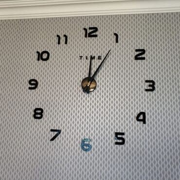 3d saat: Divar saatları, Mexaniki, Saniyə əqrəbi — 8