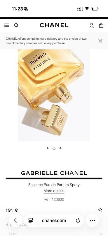 Личные вещи: Chanel Gabrielle Essence EDP 100 ml Original ətir Emporiumdan alınıb — 3