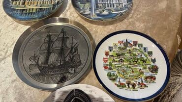 dovşan şəkilləri: DIvar ucun dekorativ tarelkalar - Almanyadan getirilibdir her biri - — 8