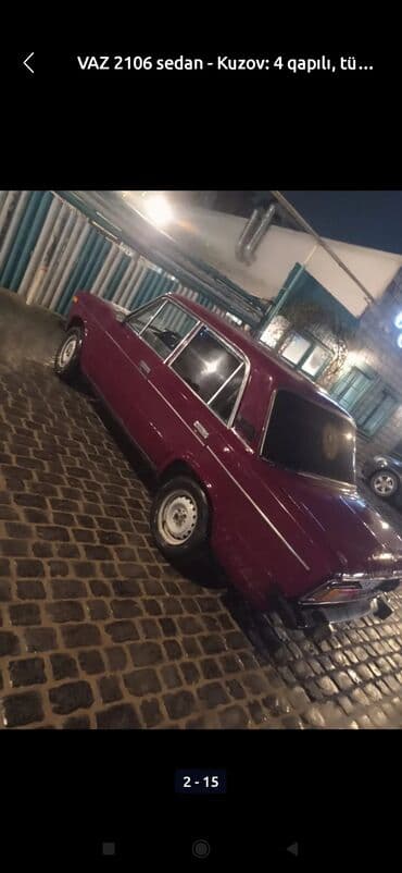 mercedes sürətlər qutusu: VAZ 2106 sedan - Kuzov: 4 qapılı sedan, klassik “şestoy” dizaynı - — 4