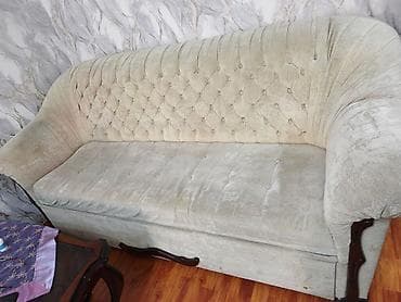 divan: İşlənmiş, Klassik divan, 2 kreslo, Divan, Bazasız, Açılan — 1